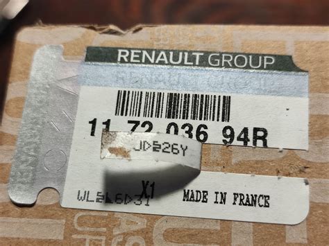 117203694R RENAULT - Поликлиновой ременный комплект. Замена, описание ...