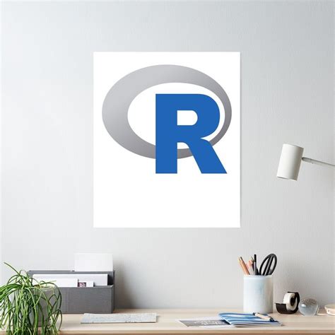 "R Official Logo Programming Language" Poster for Sale by Rainwater ...