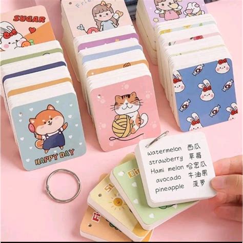 Jual Notebook Ring Mini Isi 80 Lembar Buku Note Gantung Karakter Lucu