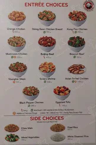 PANDA EXPRESS MENU PHILIPPINES UPDATED PRICES 2024