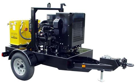 Diesel Engine Hydraulic Power Unit Ht60djv Hydra Tech Pumps For