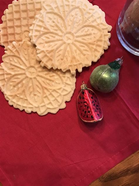 Pizzelles With Anise And Orange Zest Judy Matusky RDN LDN