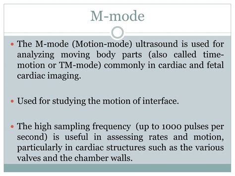 PPT - Modes Ultrasound PowerPoint Presentation, free download - ID:5466126