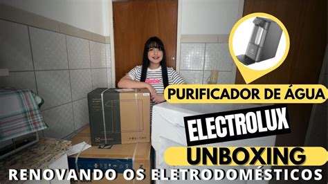 Purificador Electrolux Pure X Gua Gelada Fria E Natural Painel