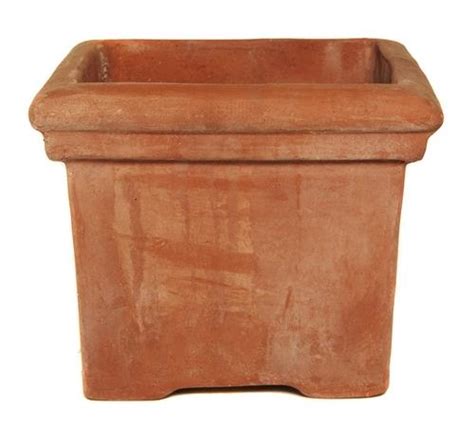 Terracotta Baytree Square Pot London Planters