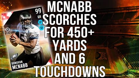 Madden Ultimate Team Mcnabb Blazes Defense Yards Td S