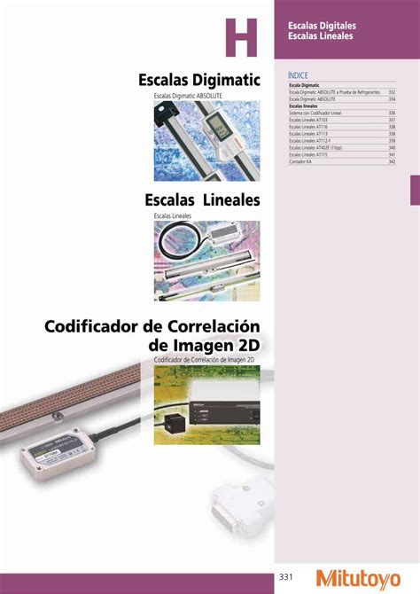 PDF Escalas Digimatic ÍNDICE HALCE Herramientas halce mx