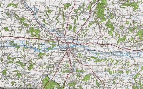 Historic Ordnance Survey Map of Newbury, 1919