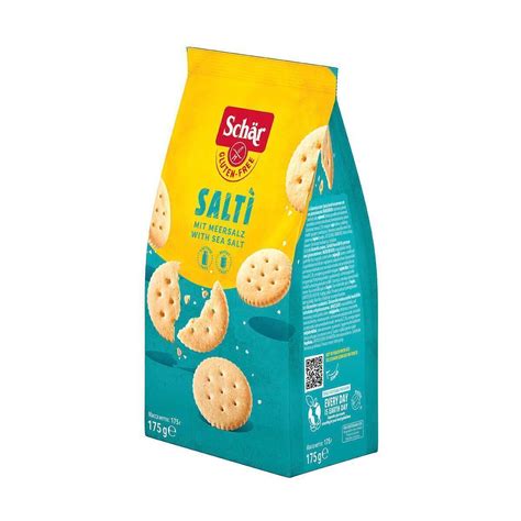 Salti круглые крекеры без глютена и лактозы, 175 г, Schar купить, цена ...