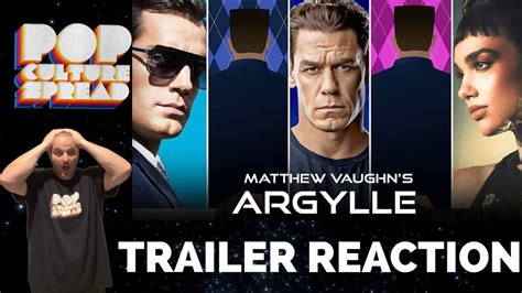 ARGYLLE : Trailer Reaction : Matthew Vaughn movie. #argyle #henrycavill ...