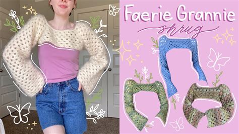 Crochet Raglan Granny Shrug Bolero Sleeves Tutorial Any Size Hayhay Crochet Youtube