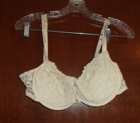 Creme Woman Within Padded Underwire Bra Size 44b