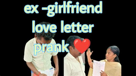 Husbands Ex Girlfriend Love Letter Prank ️on My Wife Prank 😧 Sema Irritating Prank Youtube