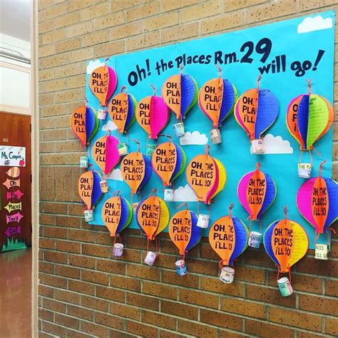 Hot Air Balloon Bulletin Board Template