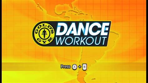 Golds Gym Dance Workout Title Screen Wii Youtube