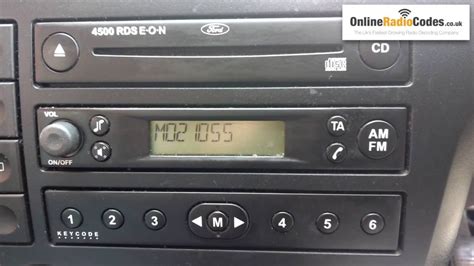 Find Ford Radio Code