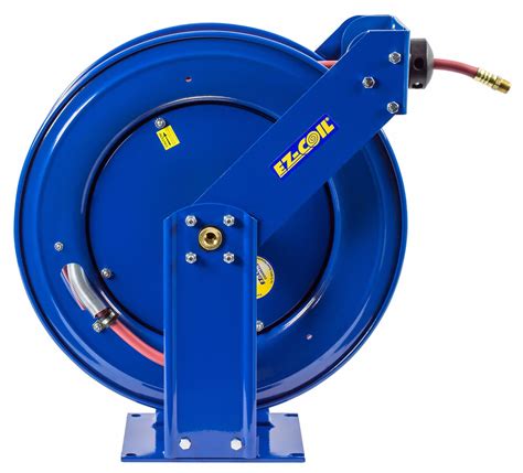 COXREELS Spring Return Hose Reel 75 Ft 3 8 In I D 3 8 In MNPT