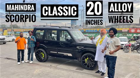 Mahindra Scorpio Classic Getting Inches Alloy Wheels Installed