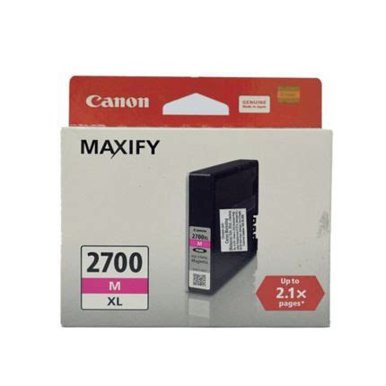 Canon Pgi Xl Black Cyan Magenta Yellow Original Ink Cartridge