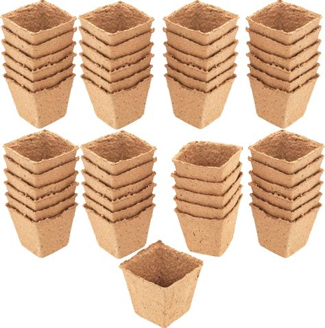 Meister Anzuchttöpfe 8 x 8 cm Praktisches Set mit 48 Stück 100