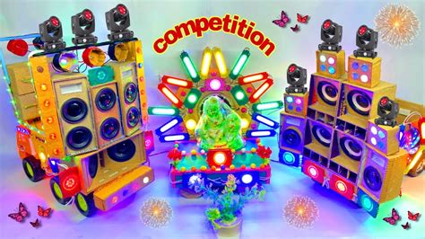 New Gauri Ganesh Murti Dj Trolley Navratri Radha Krishna Truck Mini