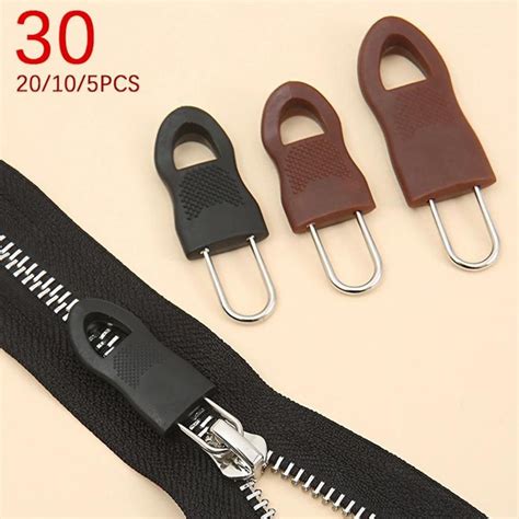 5/10/20/30Pcs Universal Zipper Puller Replacement Kit Zipper Head ...