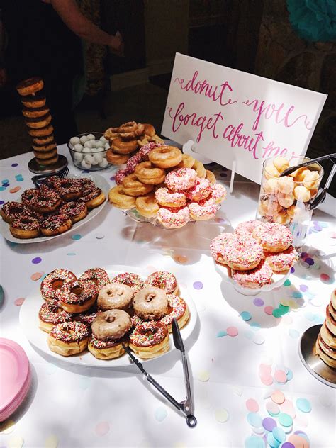 Graduation Party Food Donut You Forget About Me Graduation Party