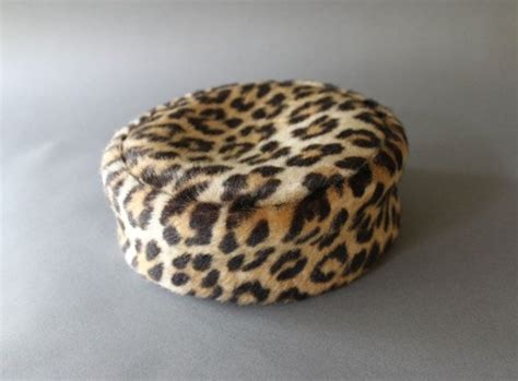 Leopard Pillbox Hat