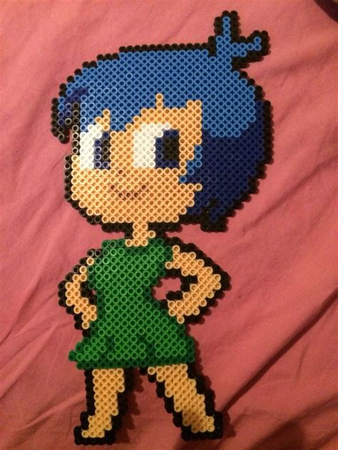 Disneys Joy From Inside Out Perler Bead Diy Perler Bead Crafts