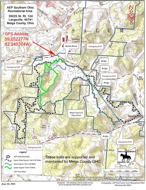 Printable Maps Of Aep Ohio Campgrounds