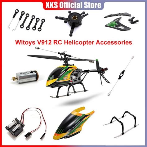 Wltoys V Rc Helicopter Accessories Blade Gear Brushless Motor Flybar