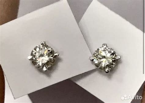 Пуссеты с бриллиантами натуральными miuz купить в Москве | Личные вещи ...