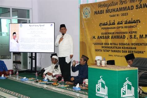 Isra Miraj Nabi Muhammad SAW 1444 H Ansar Ahmad Jadikan Sebagai