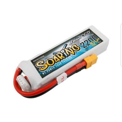 Jual Gens Ace Soaring 2200mAh 11 1V 30C 3S1P Lipo Battery Pack With