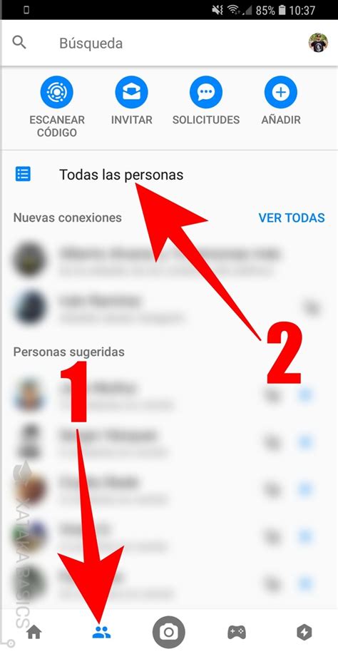 Cómo eliminar un contacto en Facebook Messenger