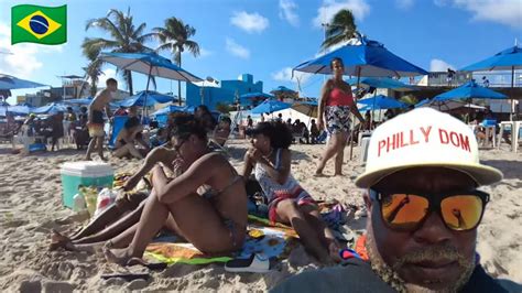 The Black Side Of Salvador Bahia Walking Itapua Beach Brazil