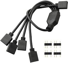 RGB Fan Splitter Extension Cable – PC Works