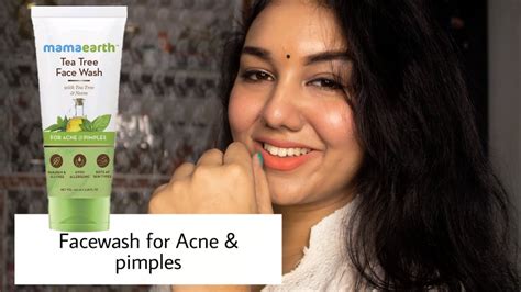 Face Wash For Acne Pimples Mama Earth Review Tea Tree Oil Neem