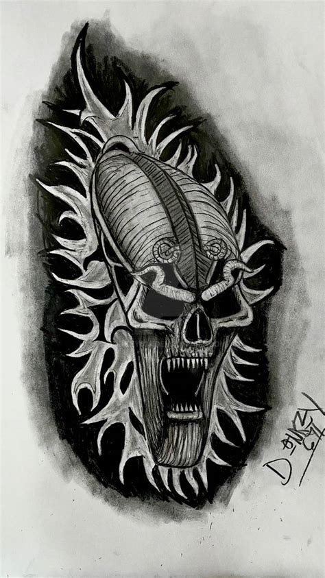 Skull Design By Donkey671 On Deviantart