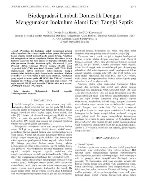 (PDF) Biodegradasi Limbah Domestik - DOKUMEN.TIPS