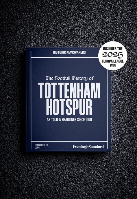 Tottenham Hotspur Football History Books | Historic Newspapers