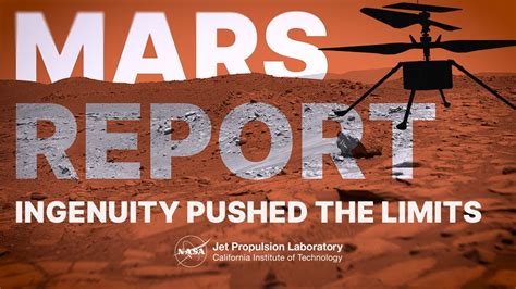 The Most Extreme Flights Of Nasas Ingenuity Mars Helicopter Mars Report Youtube