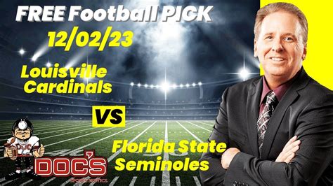 Free Football Pick Louisville Cardinals Vs Florida State Seminoles 12