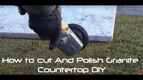 How To Cut And Polish Granite Countertop Diy Youtube