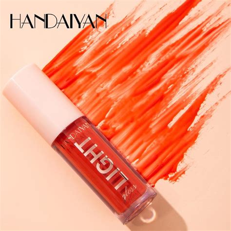 Cheap Handaiyan Lip Gloss Sexy Plump Glitter Crystal Jelly Red Nude