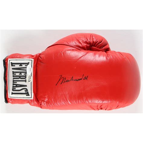 Muhammad Ali Signed Everlast Boxing Glove Jsa Pristine Auction