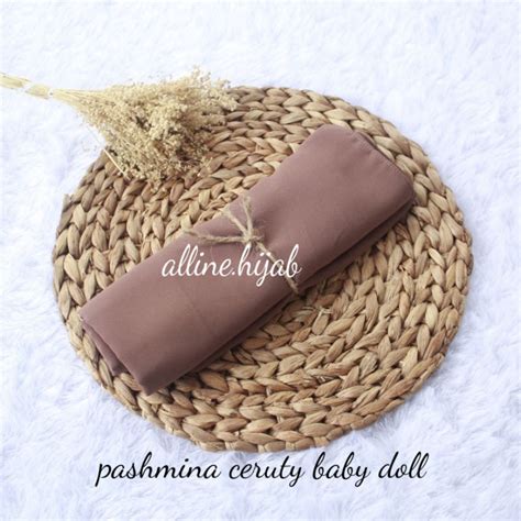 Jual Pashmina Ceruty Baby Doll Premium Shopee Indonesia