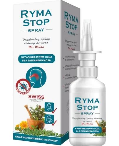 Ryma Stop spray ziołowy do nosa 30 ml cena opinie DrogeriaWapteka pl