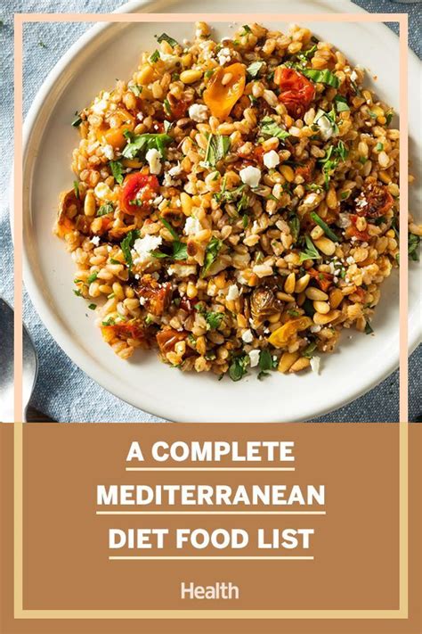 Whats On A Mediterranean Diet Food List Mediterranean Diet Food