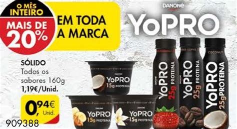 Promo O Danone Yopro S Lido G Em Pingo Doce